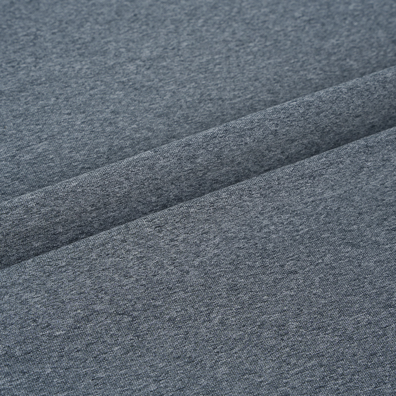 11sp105 108# 90% poliéster 10% spandex 155gsm Melange Soft Anto-Bacterial Jersey