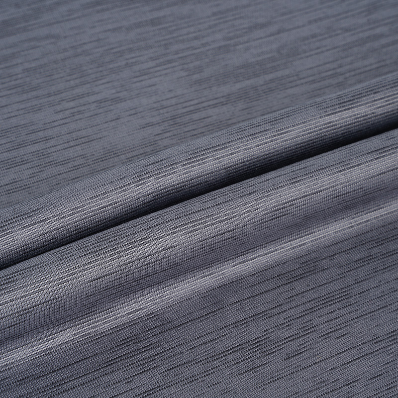 11p116 100%poliéster Heather Cationic Melange Single Jersey